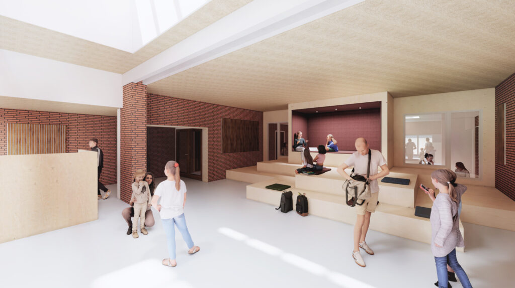 Visualisering af Holbergskolen Sorø